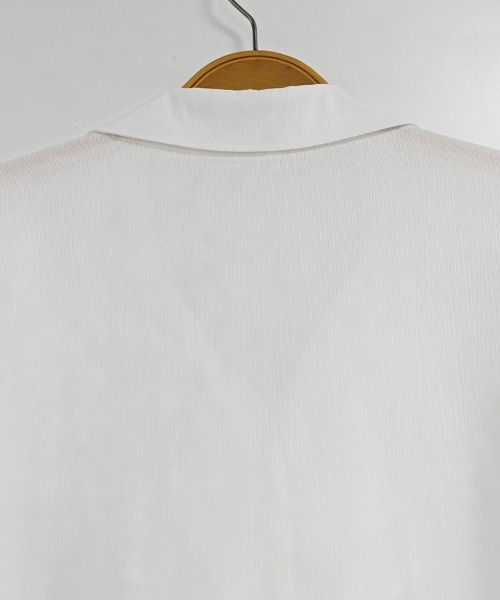 ONEP STAR（ワンピスター）の「ラッフルフリル長袖シャツブラウス（シャツ/ブラウス・レディース・ホワイト・MEDIUM/X-LARGE/LARGE）」の14枚目の写真