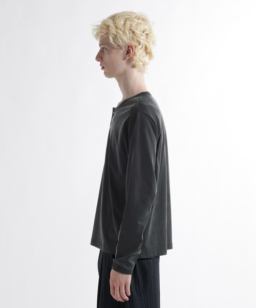 HARE(ハレ)の「PREMIUMヘンリーネックT(HARE)(Tシャツ/カットソー・メンズ・ブラウン/ブラック・FREE)」の18枚目の写真