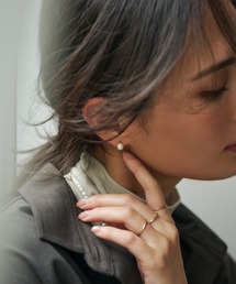 anuans | クラシカルコンパクトパールピアス(ピアス（両耳用）)