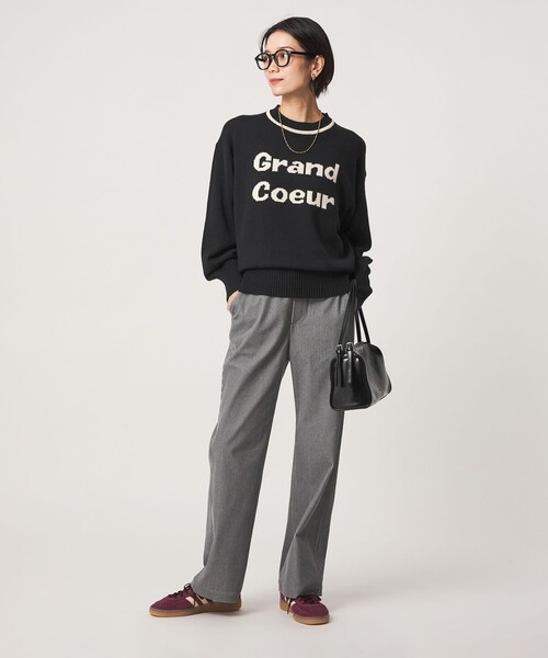 green label relaxing（グリーンレーベルリラクシング）の「［size SHORTあり］オルマイ コール パンツ マシンウォッシャブル ストレッチ（その他パンツ・レディース・ライトグレー/ブラック/オフホワイト/ダークグレー/オリーブ・SHORT/36/38/40）」の19枚目の写真
