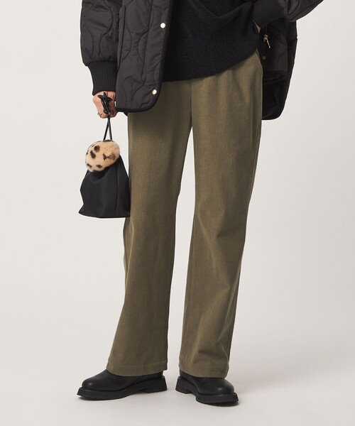 green label relaxing（グリーンレーベルリラクシング）の「［size SHORTあり］オルマイ コール パンツ マシンウォッシャブル ストレッチ（その他パンツ・レディース・ライトグレー/ブラック/オフホワイト/ダークグレー/オリーブ・SHORT/36/38/40）」の20枚目の写真