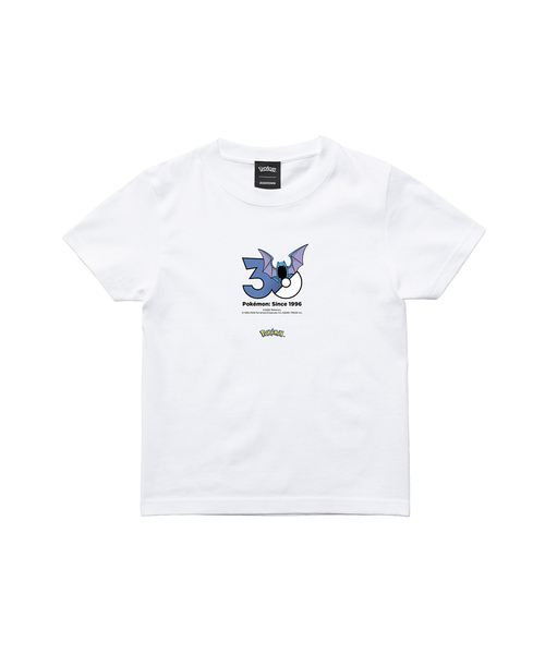 ZOZOSPOT（ゾゾスポット）の「Pokemon 30th Anniversary 1025 T-shirt 「ゴルバット」（Tシャツ/カットソー・レディース・ホワイト・150cm/160cm/XXX-LARGE/100cm/110cm/120cm/130cm/140cm/SMALL/MEDIUM/LARGE/X-LARGE/XX-LARGE）」の6枚目の写真