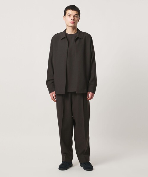 UNITED ARROWS & SONS by DAISUKE OBANA（ユナイテッドアローズアンドサンズバイダイスケオバナ）の「＜D.O UNITED ARROWS BY DAISUKE OBANA＞+10 CR 2P WIDE/TPD PANTS COL 26AW/ワイドパンツ（その他パンツ・メンズ・ダークブラウン・L/XL/M/S）」の4枚目の写真