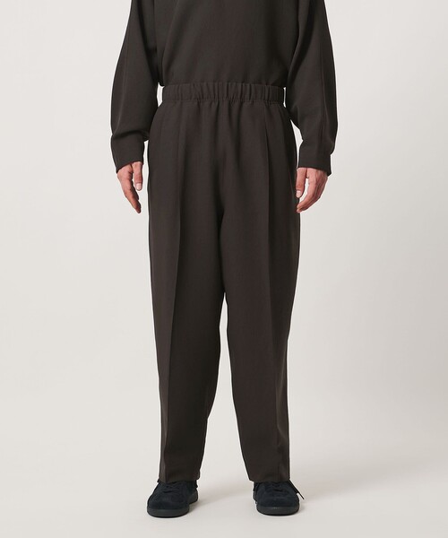 UNITED ARROWS & SONS by DAISUKE OBANA（ユナイテッドアローズアンドサンズバイダイスケオバナ）の「＜D.O UNITED ARROWS BY DAISUKE OBANA＞+10 CR 2P WIDE/TPD PANTS COL 26AW/ワイドパンツ（その他パンツ・メンズ・ダークブラウン・L/XL/M/S）」の5枚目の写真