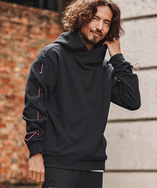 felkod(フィルコッド)の「mpa4257- Back Fleece Hoodie バックフリースパーカー(F26F130)(パーカー・メンズ・ブラック/トップグレー・M/L/S)」の3枚目の写真