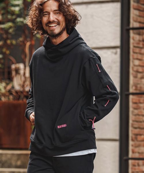 felkod(フィルコッド)の「mpa4257- Back Fleece Hoodie バックフリースパーカー(F26F130)(パーカー・メンズ・ブラック/トップグレー・M/L/S)」の4枚目の写真
