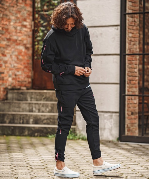 felkod(フィルコッド)の「mpa4257- Back Fleece Hoodie バックフリースパーカー(F26F130)(パーカー・メンズ・ブラック/トップグレー・M/L/S)」の8枚目の写真