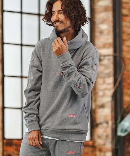 felkod(フィルコッド)の「mpa4257- Back Fleece Hoodie バックフリースパーカー(F26F130)(パーカー・メンズ・ブラック/トップグレー・M/L/S)」の9枚目の写真