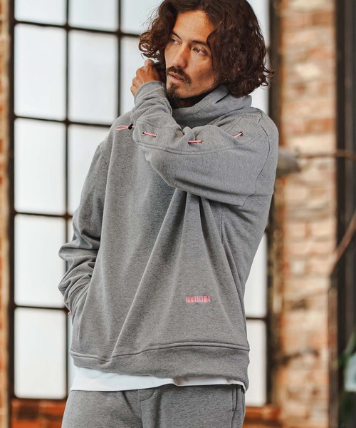 felkod(フィルコッド)の「mpa4257- Back Fleece Hoodie バックフリースパーカー(F26F130)(パーカー・メンズ・ブラック/トップグレー・M/L/S)」の10枚目の写真