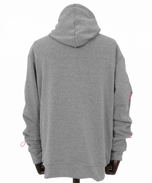 felkod(フィルコッド)の「mpa4257- Back Fleece Hoodie バックフリースパーカー(F26F130)(パーカー・メンズ・ブラック/トップグレー・M/L/S)」の18枚目の写真