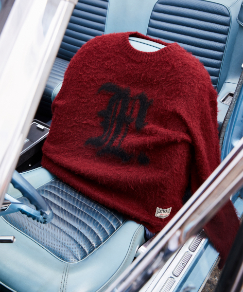 LMCの「GOTHIC LOGO BRUSH ROUND KNIT burgundy(ニット/セーター・レディース・その他・SMALL/MEDIUM/LARGE)」の4枚目の写真