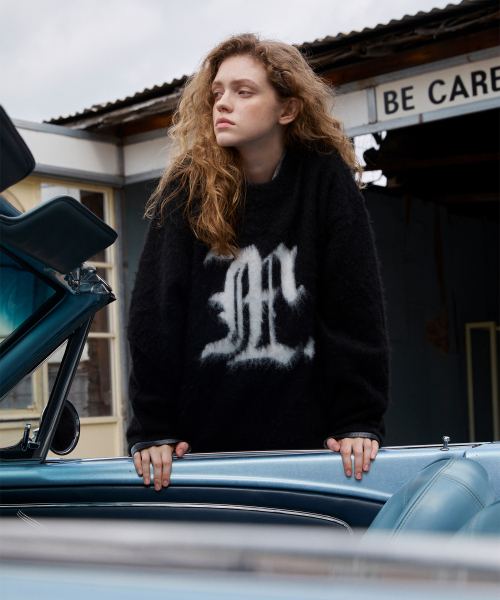 LMCの「GOTHIC LOGO BRUSH ROUND KNIT burgundy(ニット/セーター・レディース・その他・SMALL/MEDIUM/LARGE)」の7枚目の写真