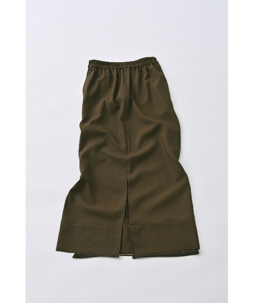 marjour（マージュール）の「EFFORTLESS AIRY I-LINE SKIRT（スカート・レディース・ブラウン/ブラック・M/L）」の15枚目の写真