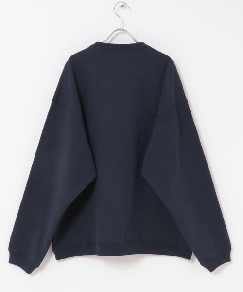 Wide Dad（ワイドダッド）の「Wide Dad　GRAPHIC SWEAT WITH HATCH（スウェット・メンズ・ネイビー/レッド・1/2）」の10枚目の写真