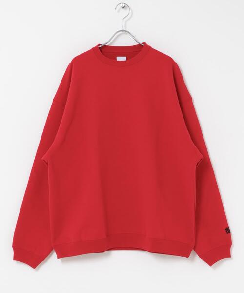 Wide Dad（ワイドダッド）の「Wide Dad　GRAPHIC SWEAT WITH HATCH（スウェット・メンズ・ネイビー/レッド・1/2）」の21枚目の写真