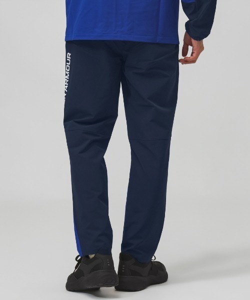 UNDER ARMOUR(アンダーアーマー)の「アンダーアーマー UNDER ARMOUR UAブラッシュドウーブン パンツ(その他パンツ・メンズ・ネイビー/ブラック×レッド/ブラック×グレー・S/3L/LL/M/L)」の4枚目の写真