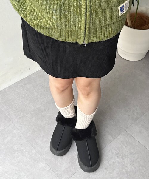 CPCM(シーピーシーエム)の「厚底ムートンシューズ(サンダル・レディース・ブラック/アイボリー/キャメル・MEDIUM/SMALL/LARGE)」の14枚目の写真