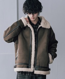 LEATHER TEX SUEDE FLIGHT JACKET ｜冬服/ムレ防止/A2/イージーケア