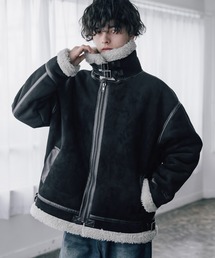 LEATHER TEX SUEDE FLIGHT JACKET ｜冬服/ムレ防止/A2/イージーケア
