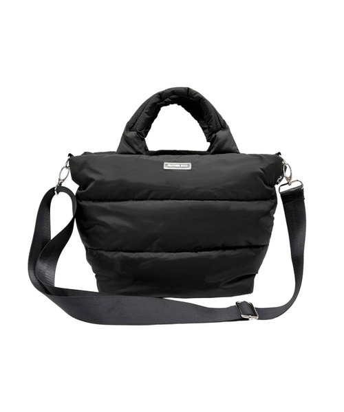 ROOTOTE(ルートート)の「ルートート / フェザールー デリ ダウンフェザー キルティング2WAYトートバッグ FE.デリ.モデレートーB(ショルダーバッグ・レディース・ブラック/シルバー/ブロンズ/ホワイト系その他・FREE)」の5枚目の写真