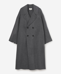 LE GLAZIK | ラムウールリバー ダブルブレストコート WOMEN