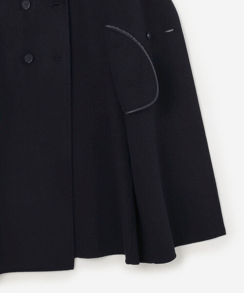 LE GLAZIK(ルグラジック)の「LE GLAZIK | ラムウールリバー ダブルブレストコート WOMEN(チェスターコート・レディース・グレー系その他/グレー/ダークネイビー・36)」の11枚目の写真