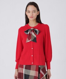 BLUE LABEL CRESTBRIDGE（ブルーレーベルクレストブリッジ）の「リボンニットカーディガン（カーディガン/ボレロ）」
