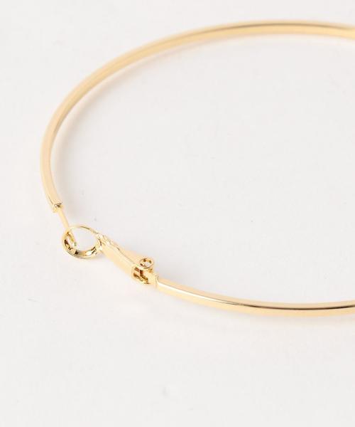 Another Edition(アナザーエディション)の「メタリックフープピアス/AEBC MTLフープ P(ピアス(両耳用)・レディース・ゴールド/シルバー・FREE)」の6枚目の写真