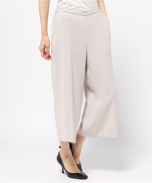 FIGARO Paris（フィガロパリ）の「《追加》Wクロスゴム8分丈ワイドパンツ◆（その他パンツ・レディース・ネイビー/ベージュ・36/38）」の20枚目の写真