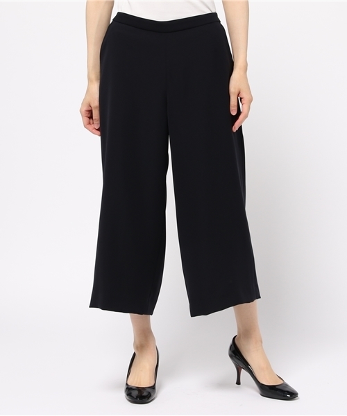 FIGARO Paris（フィガロパリ）の「《追加》Wクロスゴム8分丈ワイドパンツ◆（その他パンツ・レディース・ネイビー/ベージュ・36/38）」の9枚目の写真