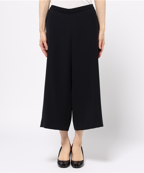 FIGARO Paris（フィガロパリ）の「《追加》Wクロスゴム8分丈ワイドパンツ◆（その他パンツ・レディース・ネイビー/ベージュ・36/38）」の5枚目の写真