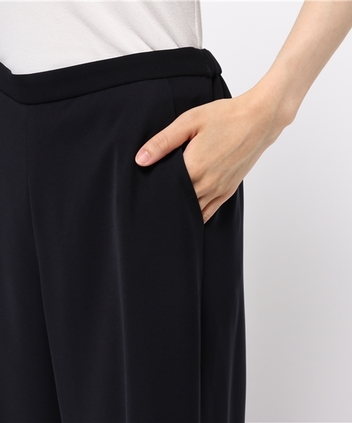 FIGARO Paris（フィガロパリ）の「《追加》Wクロスゴム8分丈ワイドパンツ◆（その他パンツ・レディース・ネイビー/ベージュ・36/38）」の17枚目の写真