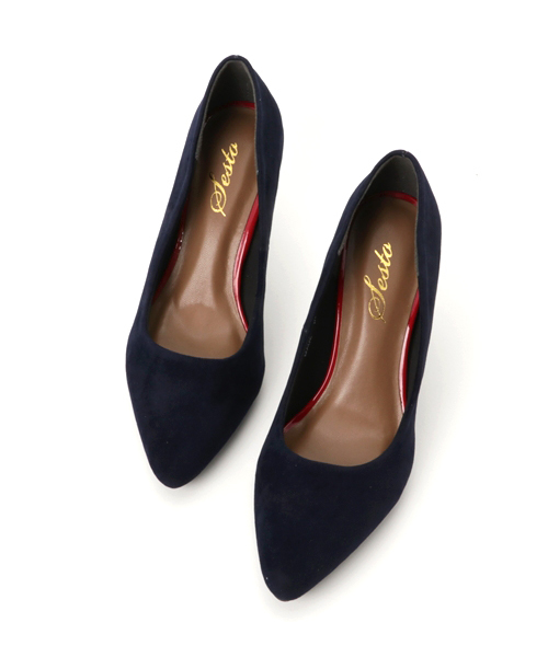 SESTO（セスト）の「7cmヒール美脚ポインテッドトゥパンプス（パンプス・レディース・ブラック/ベージュ系その他/ボルドー/レオパード/ブラック系その他/チャコールグレー/パイソン/ブルー系その他/ブルー/グレイッシュベージュ/ピンク系その他/ライトグレー/ベージュ系その他2/ブラック系その他2/グレー系その他/マルチ/イエロー/ブラック系その他3・24.0cm/22.5cm/23.5cm/23.0cm/22.0cm/25.0cm/24.5cm）」の22枚目の写真