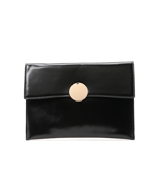 Re:EDIT（リエディ）の「[リエディ]レタークラッチバッグ[2016秋新作][2016AW展示会]バッグ/クラッチバッグ（クラッチバッグ・レディース・ブラック/グレイッシュベージュ/グレー/キャメル・FREE）」の14枚目の写真