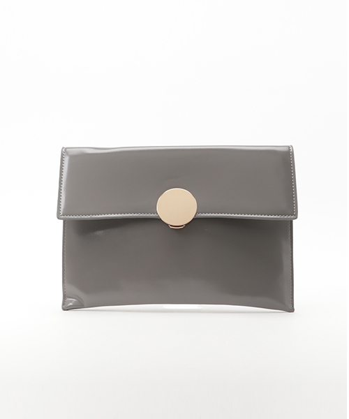 Re:EDIT（リエディ）の「[リエディ]レタークラッチバッグ[2016秋新作][2016AW展示会]バッグ/クラッチバッグ（クラッチバッグ・レディース・ブラック/グレイッシュベージュ/グレー/キャメル・FREE）」の15枚目の写真