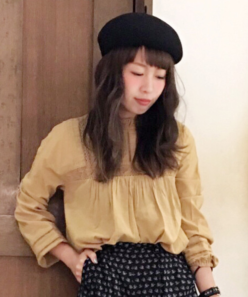 archives（アルシーヴ）の「レース襟 ブラウス（シャツ/ブラウス・レディース・ベージュ/オフホワイト/ブラック・MEDIUM）」の3枚目の写真