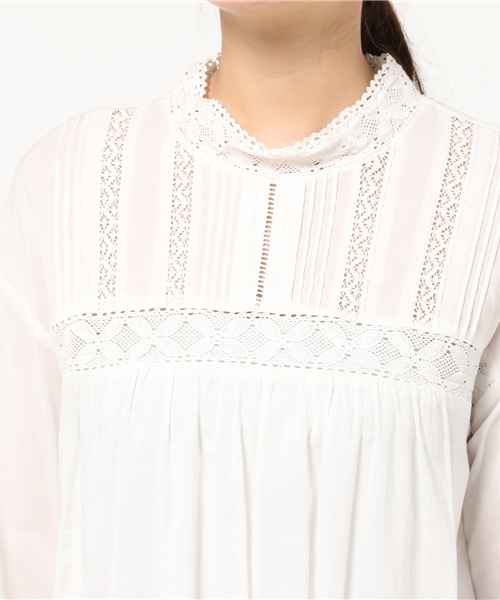 archives（アルシーヴ）の「レース襟 ブラウス（シャツ/ブラウス・レディース・ベージュ/オフホワイト/ブラック・MEDIUM）」の5枚目の写真