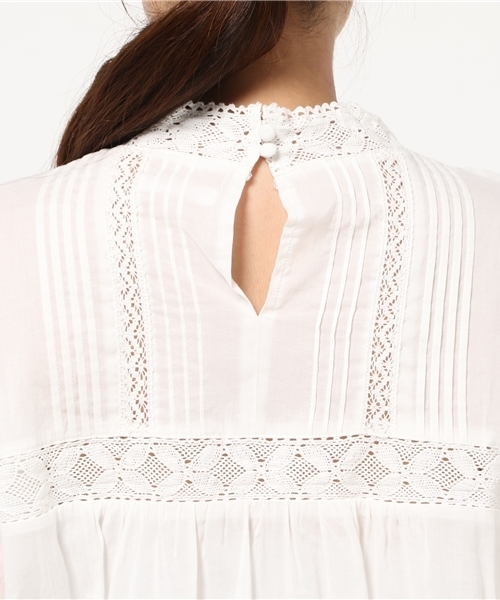 archives（アルシーヴ）の「レース襟 ブラウス（シャツ/ブラウス・レディース・ベージュ/オフホワイト/ブラック・MEDIUM）」の6枚目の写真