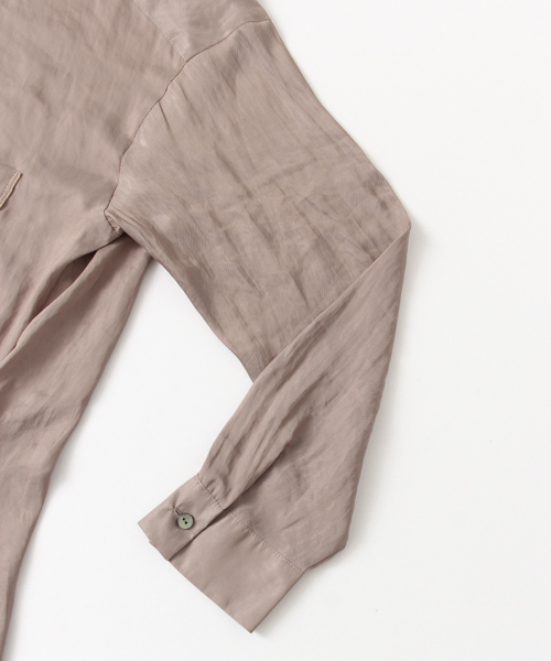 URBAN RESEARCH（アーバンリサーチ）の「UR クチュールヴィンテージシャツ（シャツ/ブラウス・レディース・ピンク/オフホワイト/モカ・FREE）」の14枚目の写真