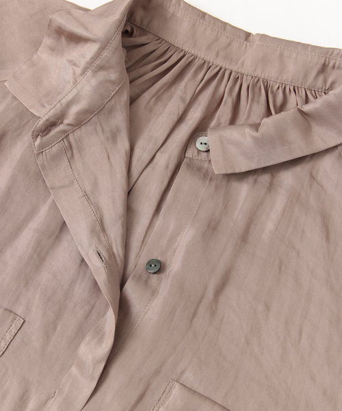 URBAN RESEARCH（アーバンリサーチ）の「UR クチュールヴィンテージシャツ（シャツ/ブラウス・レディース・ピンク/オフホワイト/モカ・FREE）」の10枚目の写真