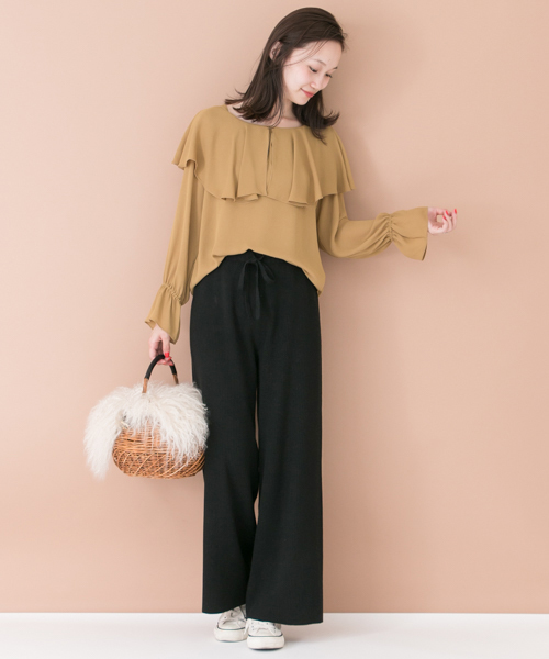 URBAN RESEARCH(アーバンリサーチ)の「UR リブニットパンツ(その他パンツ・レディース・ブラック/グレー/モカ・FREE)」の18枚目の写真