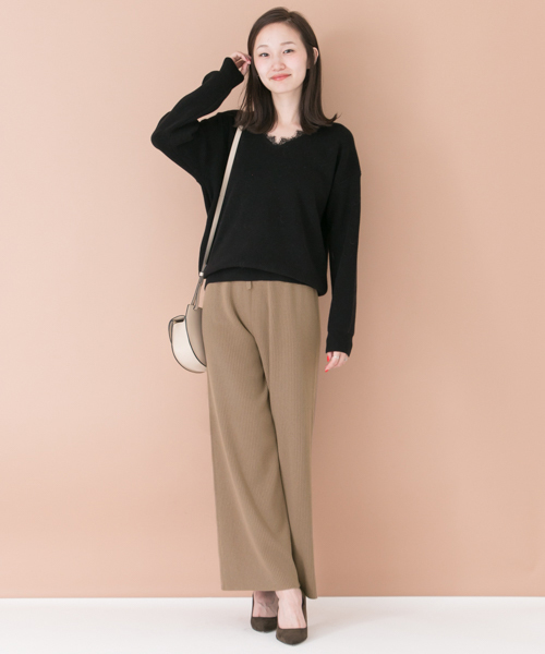 URBAN RESEARCH(アーバンリサーチ)の「UR リブニットパンツ(その他パンツ・レディース・ブラック/グレー/モカ・FREE)」の11枚目の写真