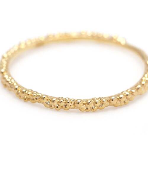 SIENA ROSE（シエナロゼ）の「Dainty・リング[つぶつぶ]（リング・レディース・イエローゴールド・11号/7号/9号/13号）」の2枚目の写真