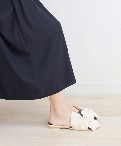 RiiiKa（リーカ）の「【RiiiKa/リーカ】オープントゥバブーサンダル（サンダル・レディース・ブラック/ホワイト/キャメル・LL/L/S/M）」の15枚目の写真