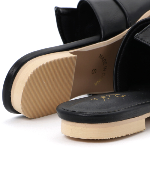 RiiiKa（リーカ）の「【RiiiKa/リーカ】オープントゥバブーサンダル（サンダル・レディース・ブラック/ホワイト/キャメル・LL/L/S/M）」の9枚目の写真