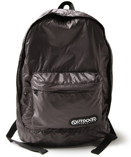 alcali(アルカリ)の「OUTDOOR×alcali / alcali 別注Back Pack(バックパック/リュック・レディース・ブラック/グレー/ベージュ/グリーン/ブルー/イエロー/レッド・フリ-)」の3枚目の写真