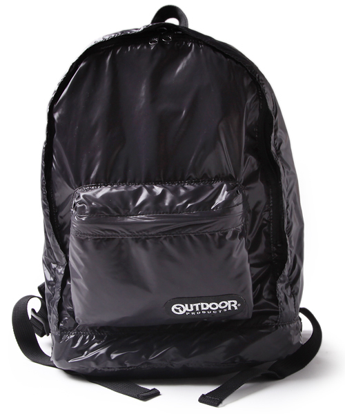 alcali(アルカリ)の「OUTDOOR×alcali / alcali 別注Back Pack(バックパック/リュック・レディース・ブラック/グレー/ベージュ/グリーン/ブルー/イエロー/レッド・フリ-)」の2枚目の写真