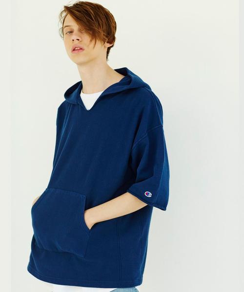 Champion（チャンピオン）の「＜Champion × monkey time＞ REVERSEWEAVE HOODY 6SL/パーカー（パーカー・メンズ・ブラック/グレー/ネイビー/ピンク・LARGE/MEDIUM/X-LARGE/SMALL）」の11枚目の写真