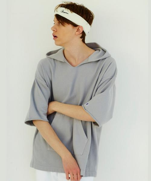 Champion（チャンピオン）の「＜Champion × monkey time＞ REVERSEWEAVE HOODY 6SL/パーカー（パーカー・メンズ・ブラック/グレー/ネイビー/ピンク・LARGE/MEDIUM/X-LARGE/SMALL）」の12枚目の写真