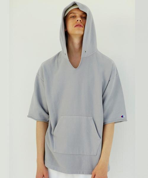 Champion（チャンピオン）の「＜Champion × monkey time＞ REVERSEWEAVE HOODY 6SL/パーカー（パーカー・メンズ・ブラック/グレー/ネイビー/ピンク・LARGE/MEDIUM/X-LARGE/SMALL）」の13枚目の写真